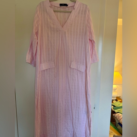 Tuckernuck Pink Carolina Caftan Maxi Dress - Picture 3 of 11